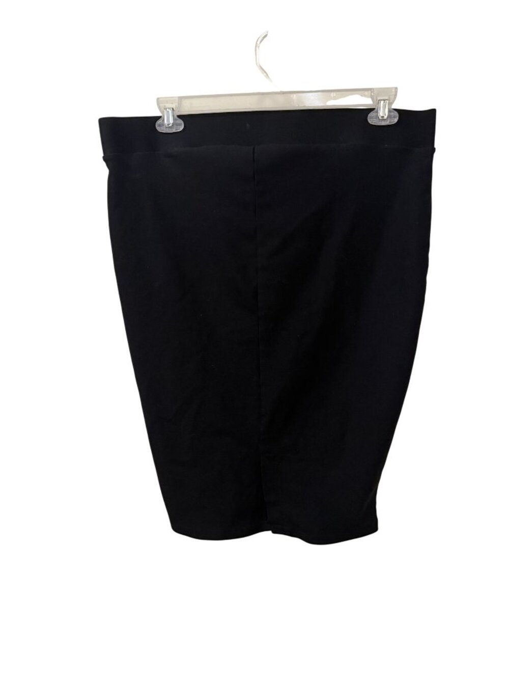 Torrid Black Midi Pencil Skirt Size 2 Stretch Waistband Office Wear